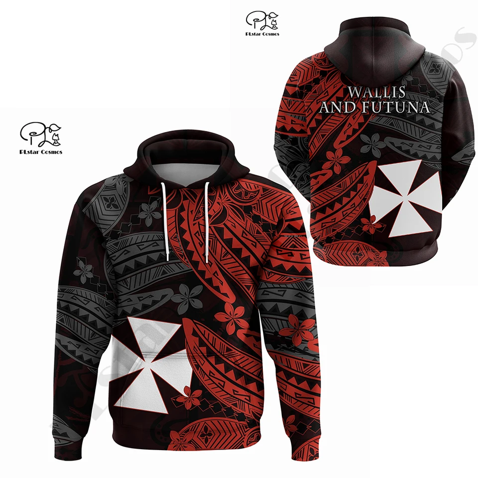 Plstar Cosmos 3Dprint najnovší Wallis et Futuna Polynézsky Harajuku Streetwear Funny Causal Unique Unisex Hoodies/Mikina/zips 3