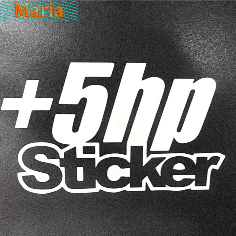 Plus 5 koní + vinyl jdm ute car 4x4 nálepka nálepka vtipná závod P doska Preformulácia Vysoko kvalitný vinylový kryt poškriabaného nepremokavého PVC