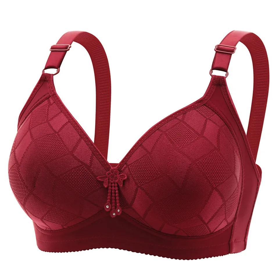 Plus veľkosť podprsenky pre dámske push Up Plynus podprsenka sexy bezdrôtové zhromažďovanie spodného prádla femme chrbát uzáver spodného prádla Brassier topy
