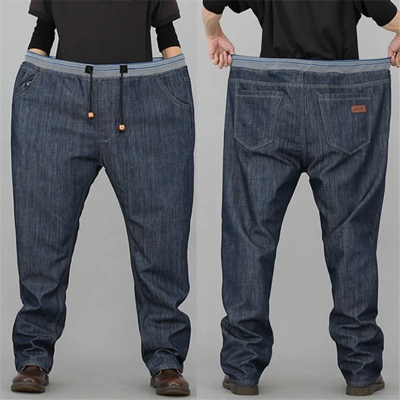Plus veľkú veľkosť čiernych džínsov muži elastické džínsové nohavice pánske džínsové nohavice 2022 Pants Man Clothes