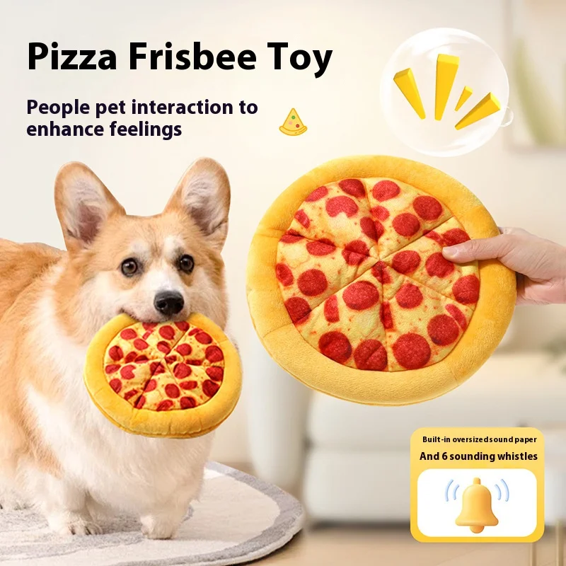 Plyšová pizza, stoličky, papierové psy, corgi, zlaté vlasy, stredné a veľké psy, artefakt pre domáce zvieratá