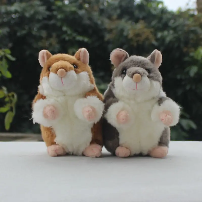 Plyšová totoro hračka roztomilý zlatý medveď Doll Hair Mouse Doll Wasster Mini darček LiveLike Animals Simulácia plnená bábika kawai hračky darček