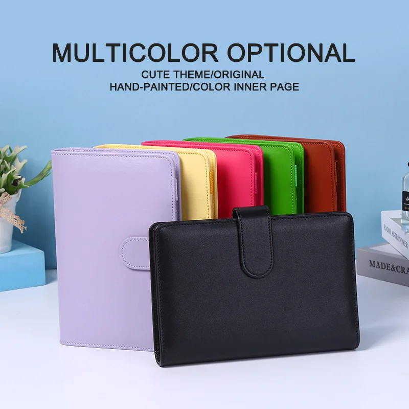 Plánovač rozpočtu 2025 Hotovostné úspory peňazí 6 Dierovacie spojivo pre finančné riadenie A6 Loose-Leaf Notebook Beting