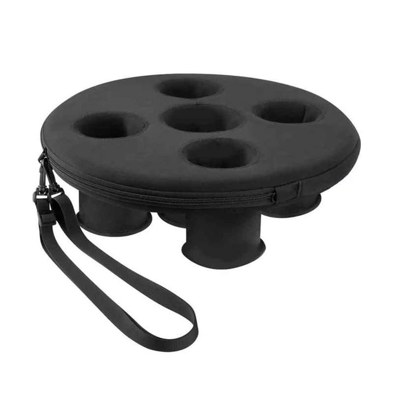 Plávajúce bazén poháre držiak na držiak na držiak Float s 5 otvormi plávajúce podnos pre večierky na bazéne plážové kúpeľné vírivka plávajúce náradie