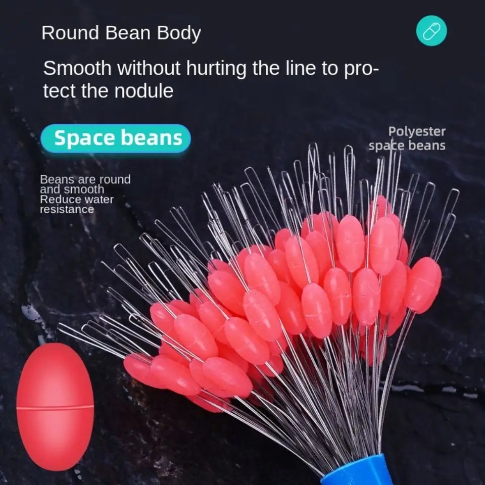 Plávajúce fazule, rybárska zátka, fazuľa, rybárske príslušenstvo kapra, kremíka Oval Float Float Bobber Spotper