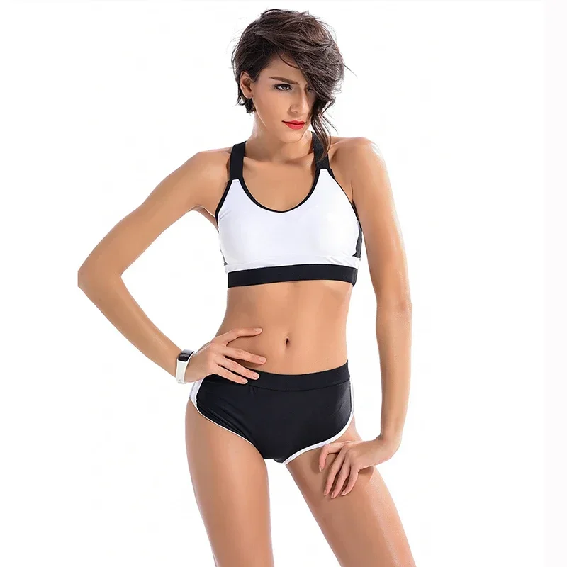 Plážové športové bikiny sada vintage tankini sexy plavky žien plavky pre dievčatá plávajúce krátke kufre volejbalové tenisové vybavenie