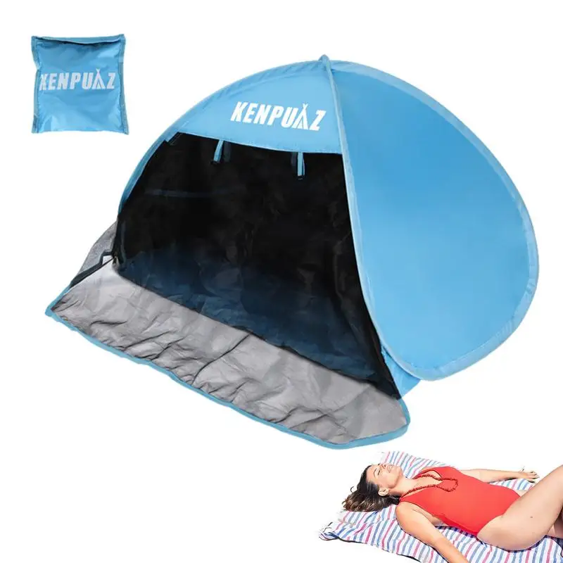 Plážový stan slnečného útulku Popup Canopy Automatický tieň prenosný prenosný odtieň ochrana s úložnými vreckami slnečnévratované mini slnko