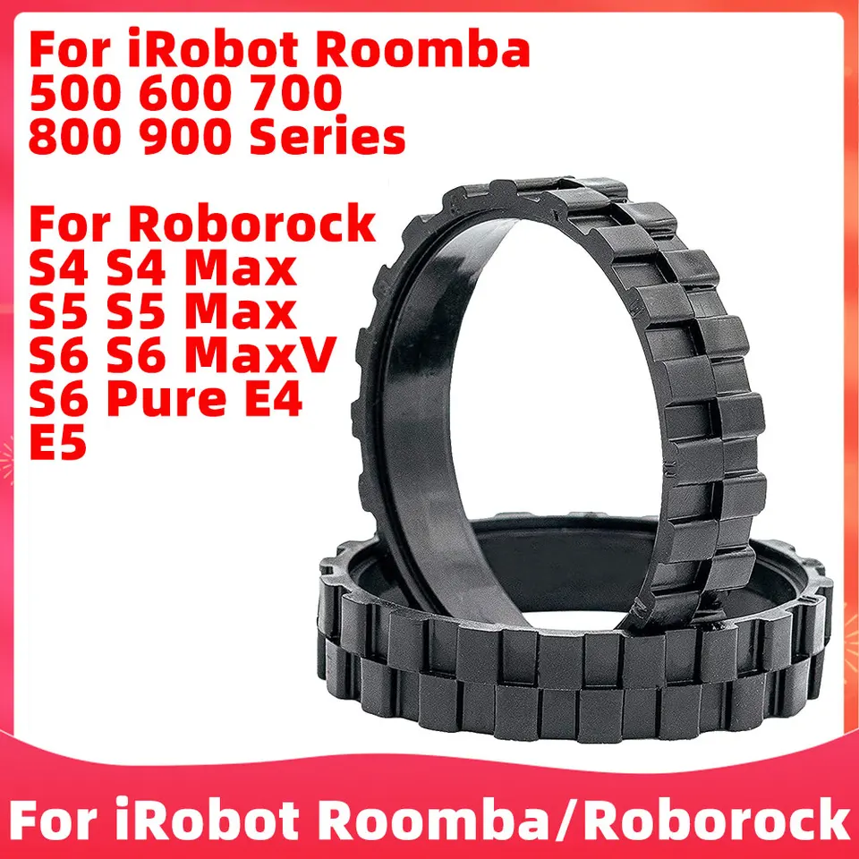 Pneumatické kolesá pre sériu Irobot Roomba 500 600 700 800 900 / Roborock S5 Max S6 Maxv S6 Pure E5 Robot Vysávač náhradné diely