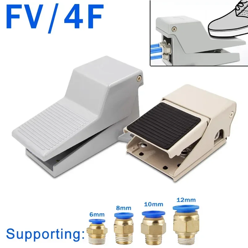 Pneumatický pedálový pedál Valve Cylnder Control 4F210-08L prepínač FV320 FV 420 4F210-08G TTWO Poloha päť odkazov