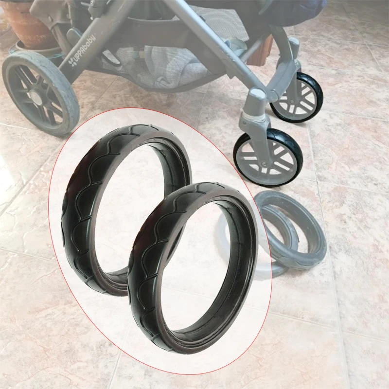 Pneumatika kolies pre pneumatiky pre uppababy Vista kočík predné koleso PU bez vkladového krytu pneumatika detský kočík Vymeňte doplnky