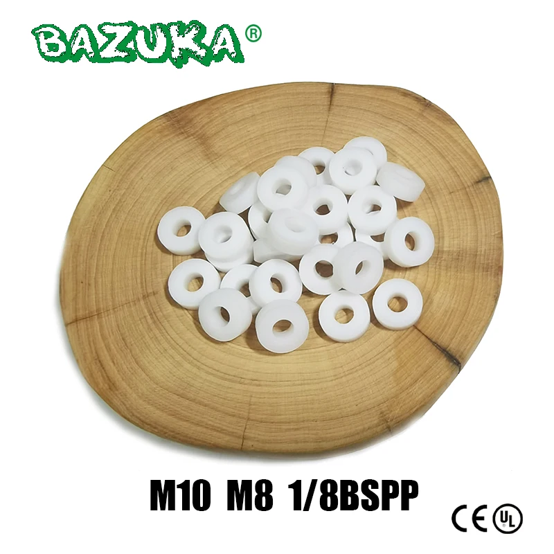 Pneumatika M8 M10 1/8BSPP Vzduchová pečiatka PTFE tesnenie O-krúžku pre tesnenie vysokého tlaku potápania horolezeckých dielov