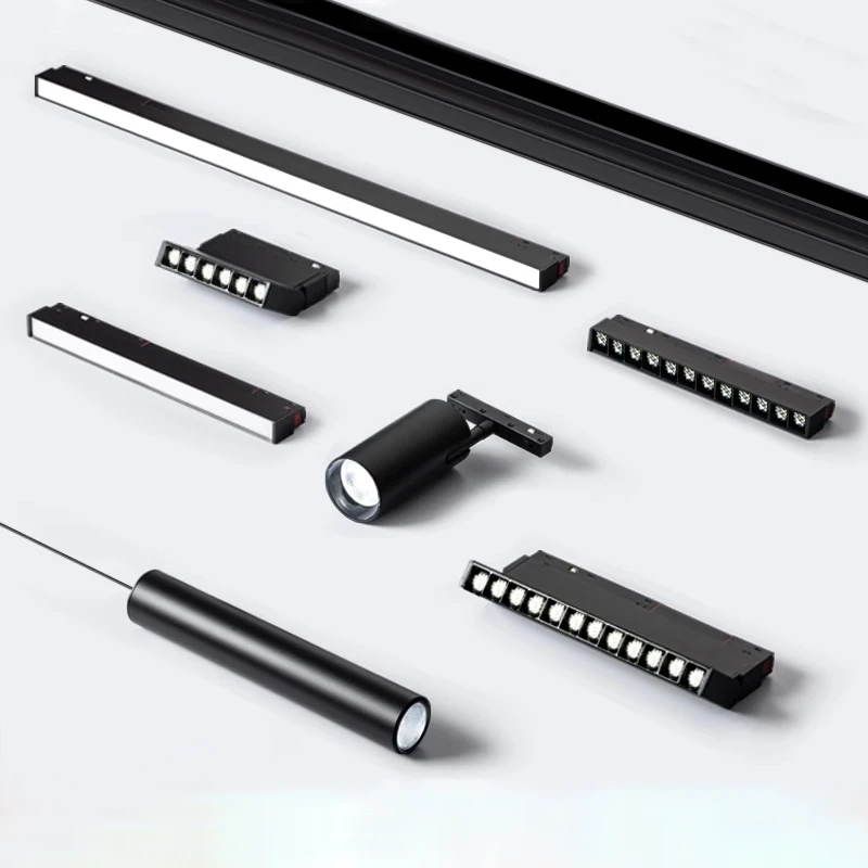 PNY vysokokvalitné LED magnetické trať Light DC48V DALI STREMMABLE SMART HOMON TUYA ZIGBEE MAGNETLE ZAMESTNANCOVÉ SYSTÉMY