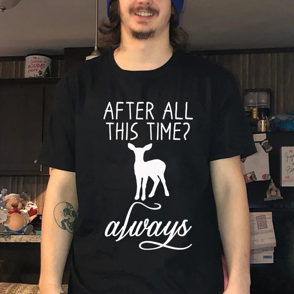 Po celú tú dobu vždy tričko Snape Citát inšpirovaný tričko Hip Hop Top Top Tees