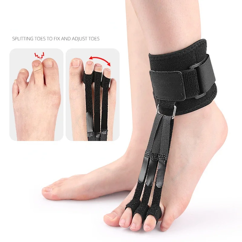 Po rovnováha dlahu na špičke pre kladivo na špičke Corect Crooked Toe Claw Stabilizer Support Brace Wrap Delight Kids Deti dospelých