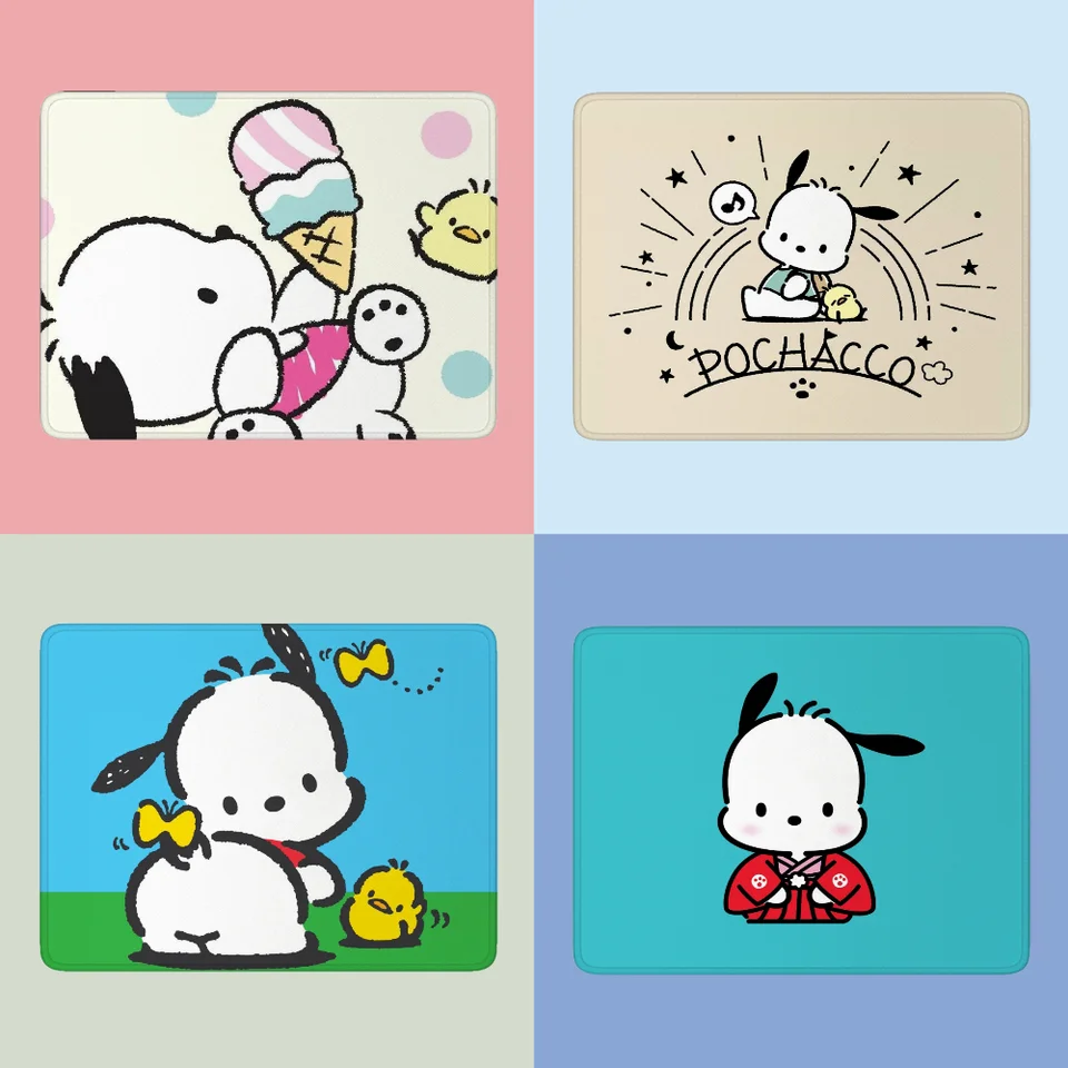 Pochacco Sanrio Mouse Pad Gamer Cute Mouse pre počítač malý kawaii herný notebook Mausepad Klávesnica matk pc príslušenstvo bezdrôtové