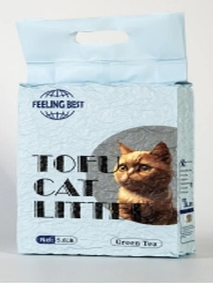 Pocit najlepšieho tofu mačací vrh 5,6 libier rýchle zhlukovanie, bez prachu, 100% potravinové suroviny, rozpustnosť vo vode