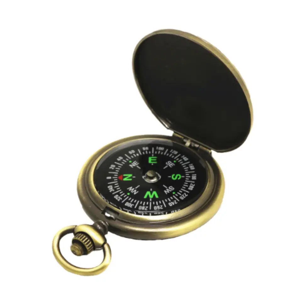 Pocket Watch Compass Survival Compass for Sports Walking Outdoor Activity
