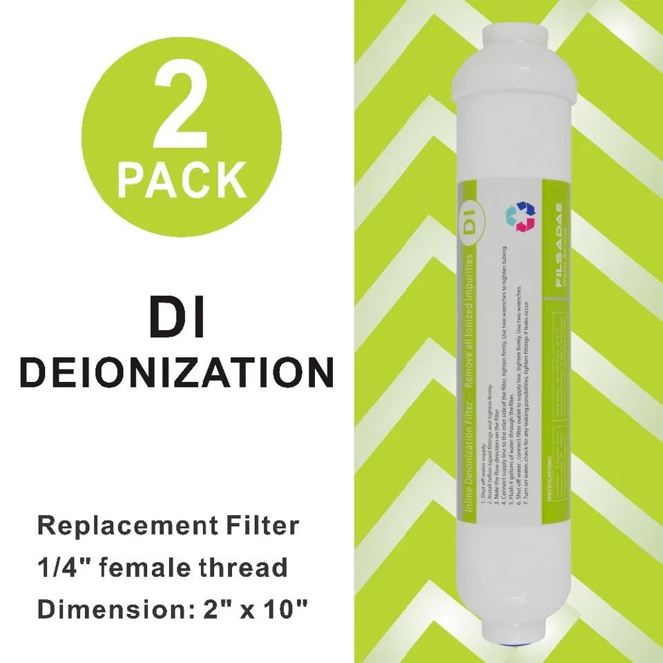 Pod umývadlom reverzná osmóza Systém Deionization Vodný filter Výmena 2 