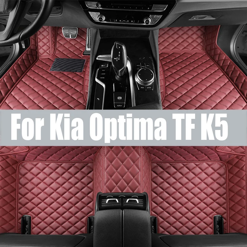 Podlahová podlaha pre kia optima tf k5 hybrid 2011 ~ 2015 2012 2013 Panel Foot Diely TPE vložka koberec koberec Vlastný kryt koberec koberec koberec mat