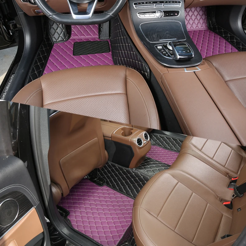 Podlahová podlaha pre Toyota Camry 70 2011 2012 2013 2014 2015 2016 2017 Žena Non-Slip Foot Pads Luxury Auto Interior Doplnok kobercov