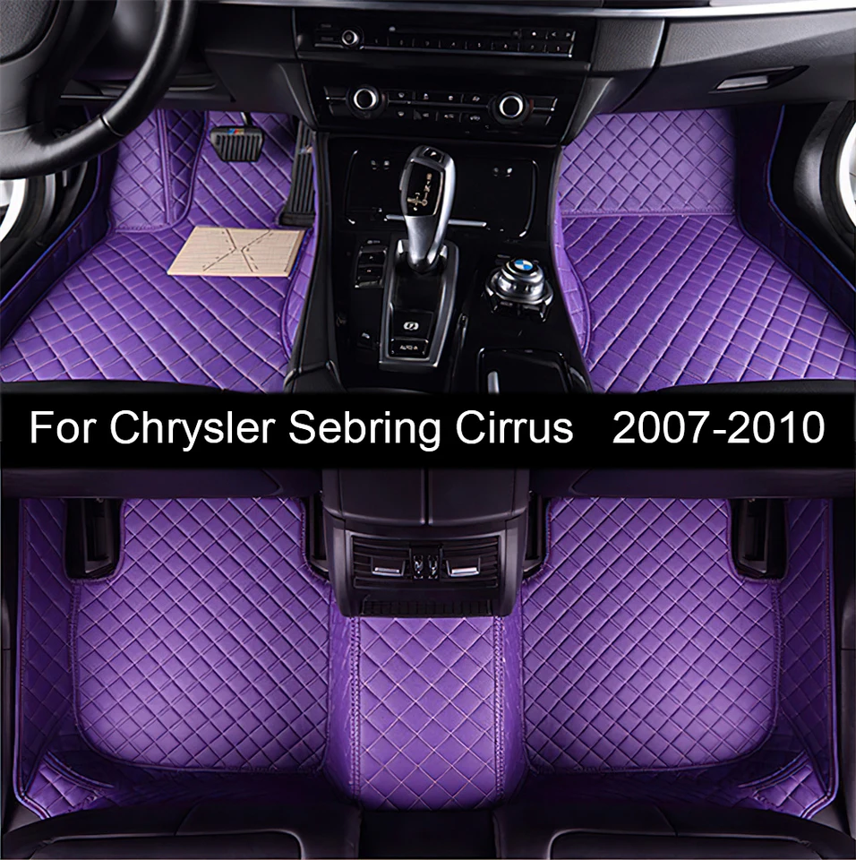 Podlahová podlahová podlaha pre Chrysler Sebring Cirrus 2007 2008 2009 2010 Automatické doplnky Car Foot Carpet