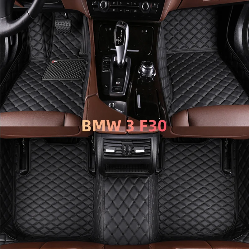 Podlahové podlahy pre BMW 3 F30 325I 330I 320I 318I Päť dverí 2013 2014 15 16 17 18 19 19 Foots Pads Cover Cover Cover Interior Accessories