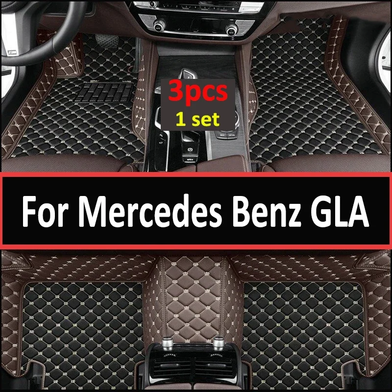 Podlahové podlahy pre Mercedes Benz GLA 2019 2018 2017 2016 2015 2015 2014 koberce Custom Auto Styling Interiérové ​​príslušenstvo Foots Foots