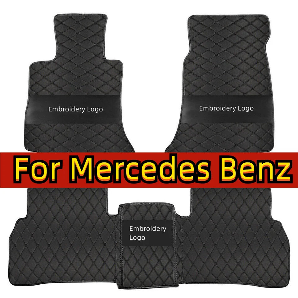 Podlahové rohože na mieru kožené autá pre Mercedes Benz ML 250 ML320 ML350 ML400 ML500 ML550 ML63 AMG Automobilový koberec kobercov kobercov