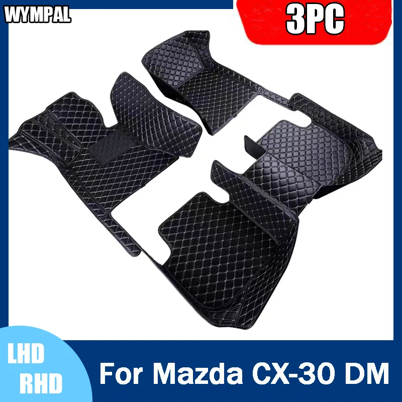 Podlahové rohože pre automobilové podlahy pre Mazda CX-30 DM 2020 2021 2022 2023 CX30 CX 30 Vodotesné odolné koberec kožené rohož Plné súpravy
