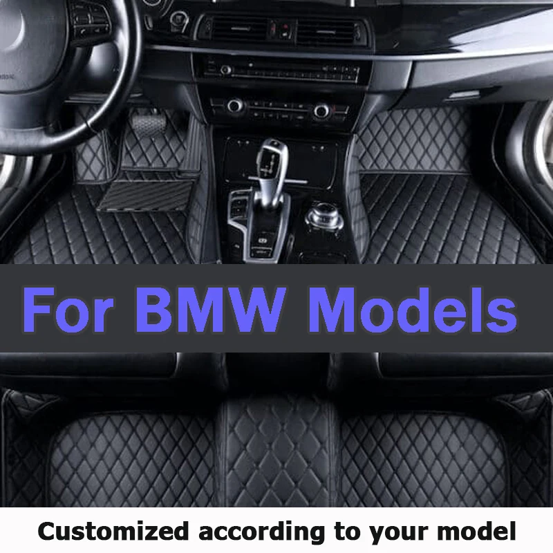 Podlahové rohože pre BMW 3 GT F34 6 Series X3 E83 X6 G06 I3 I01 X5 F15 ZS E89 X5 E53 X6 F16 X7 G07 X3 F25 Z4 Príslušenstvo automobilov