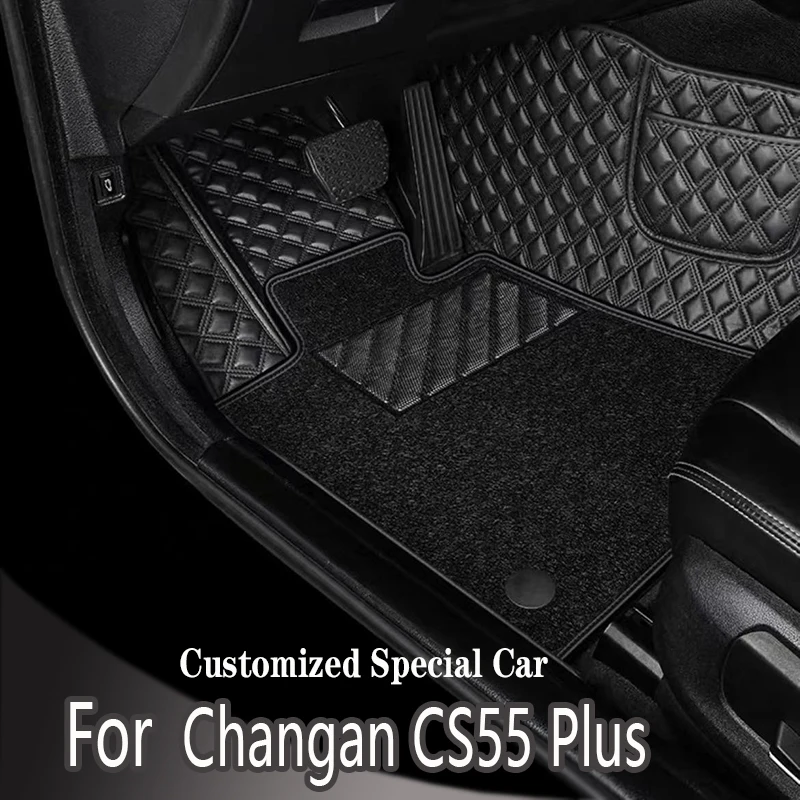 Podlahové rohože pre changan cs55 plus 2020 2021 2022 2023 Vlastné podložky na automatické nohy