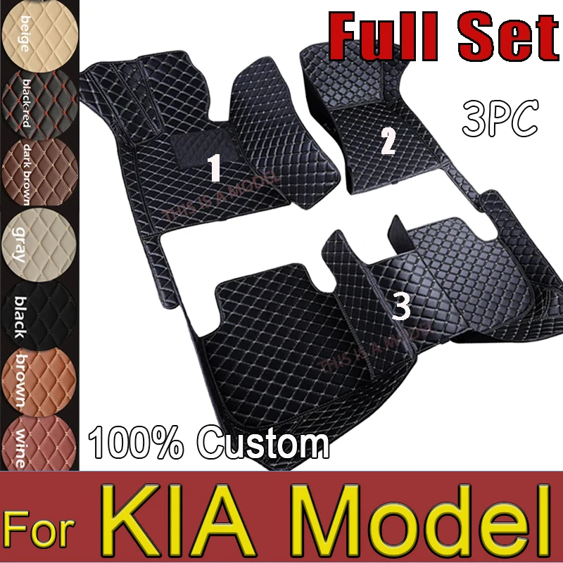Podlahové rohože pre kia optima opírus pokračovanie Sid Stinger Sorento Carens Camiva Kamiva Customer Caree Carpets Auto interiér
