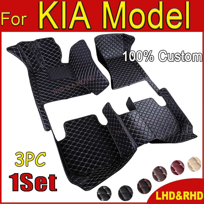 Podlahové rohože pre Kia Rio Niro K3 K4 K5 Soul Ceed Cerato Forte Spectra Sportage Optim
