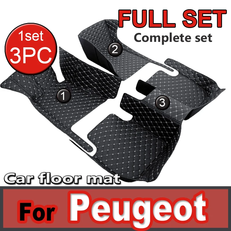 Podlahové rohože pre Peugeot 508sw 3008 308 T9 307 206 408 206cc 5008 208 A9 2008 E-208 308CC 407 4007 E-2008 108