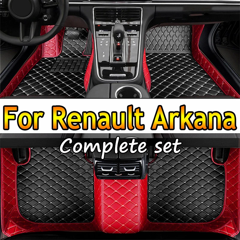 Podlahové rohože pre rohože pre Renault Arkana Samsung XM3 2020 2021 2022 2023 5Seat Waterproof Patchs Car Mats Full Set Carpet Auto príslušenstvo