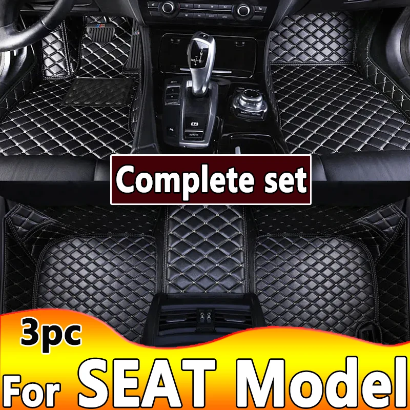 Podlahové rohože pre sedadlo Ateca Arona Ibiza Leon Toledo Leon St Alhambra Exeo Auto príslušenstvo