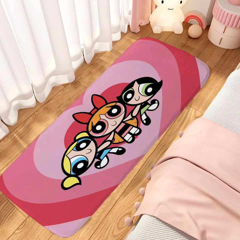Podlahové rohože rohožka rohože rohože Powerpuff Girls kúpeľňa rohož noha Mat Koberec koberce koberce Koberce modlitebné kobercy