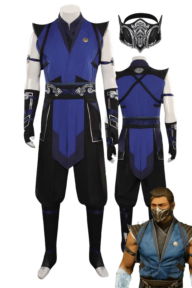 Podopa nula cosplay fantasy anime hra Mortal Kombat Presunkovanie kostým dospelých mužov Fantasia roleplay outfits Male Halloween Karneval