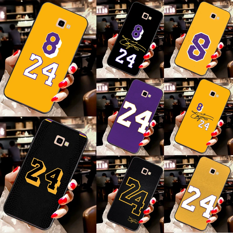 Podpisový basketbalový dres 24 a 8 telefónov pre Samsung Galaxy J4 J6 Plus A7 A8 A9 2018 J1 J3 J5 J7 A3 A5 2016 2017