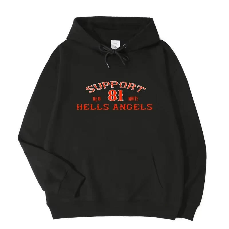 Podpora 81 Hells Angels Hoodie Unisex Hoodie Top Sales N08 Ženy Men muž s kapucňou módne módne náhodné hiphopové mikiny