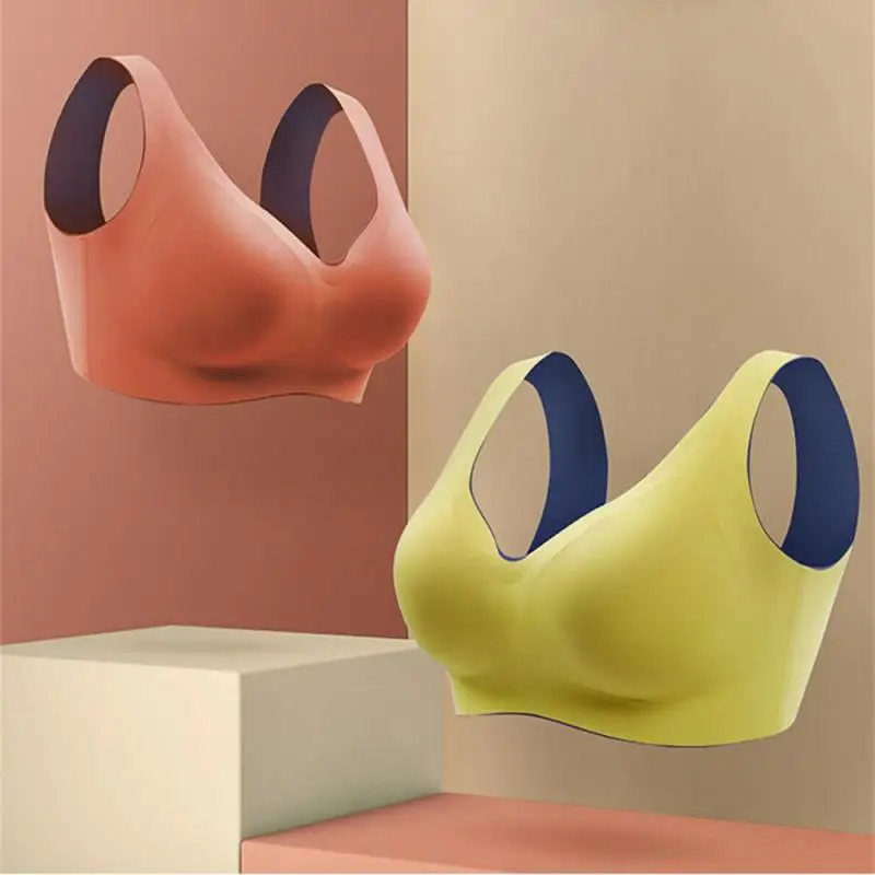 Podprsenky pre ženy bezproblémové bezdrôtové ultra tenké podprsenky priedušné spánok Summer Bralette Sports podprsenka spodná bielizeň plus veľkosť m-xl