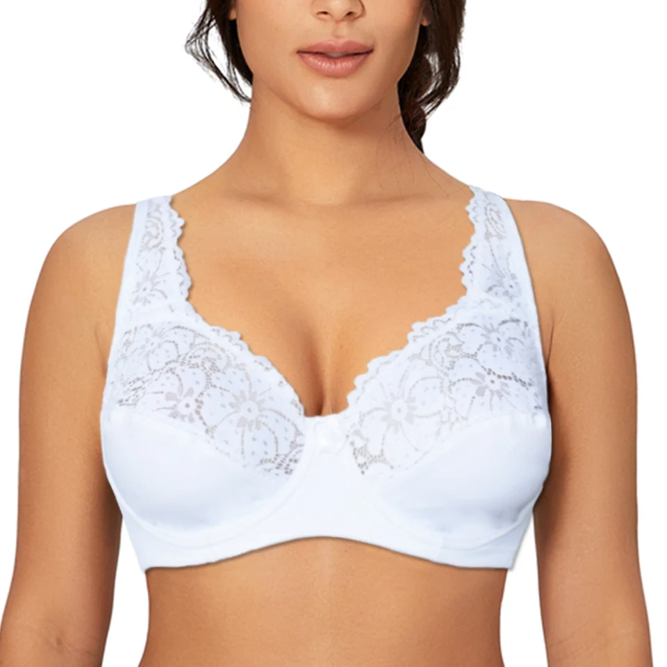 Podprsenky pre ženy čipka Brassiere plus veľkosť spodného prádla jemné vzorce spodná bielizeň Sexy podmaže BH Tops bcd dd ef pohár