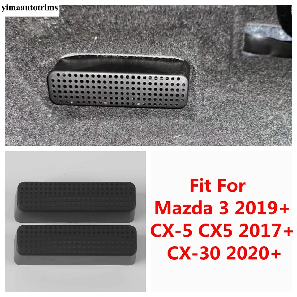 Podľa podlahy na podlahe AC AC AIR Vent Grill Outlet Prach Cover pre Mazda 3 2019-2024 / CX-30 2020-2024 / CX-5 CX5 2017- 2024