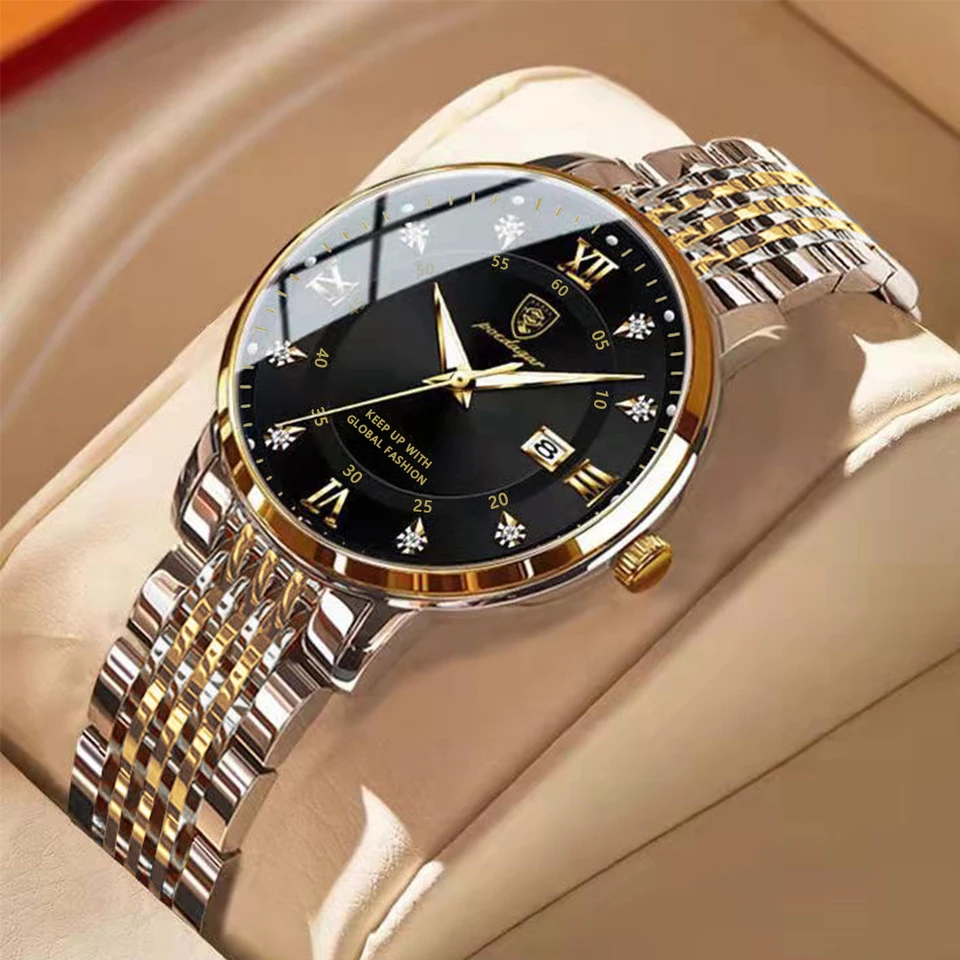 Poedagar Top Luxury Fashion Women Dámske hodinky vodotesný svetelný dámy Quartz hodinky z nehrdzavejúcej ocele jednoduché príležitostné ženy hodinky