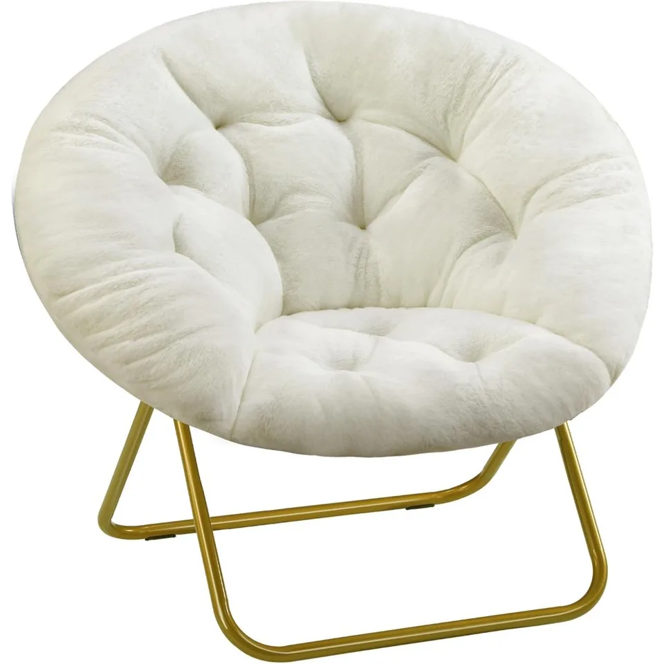 Pohodlné podšálky, Faux Fur Lounge pre obývaciu izbu Flexibilné skladacie sedenie pre deti Dospelí dospelí