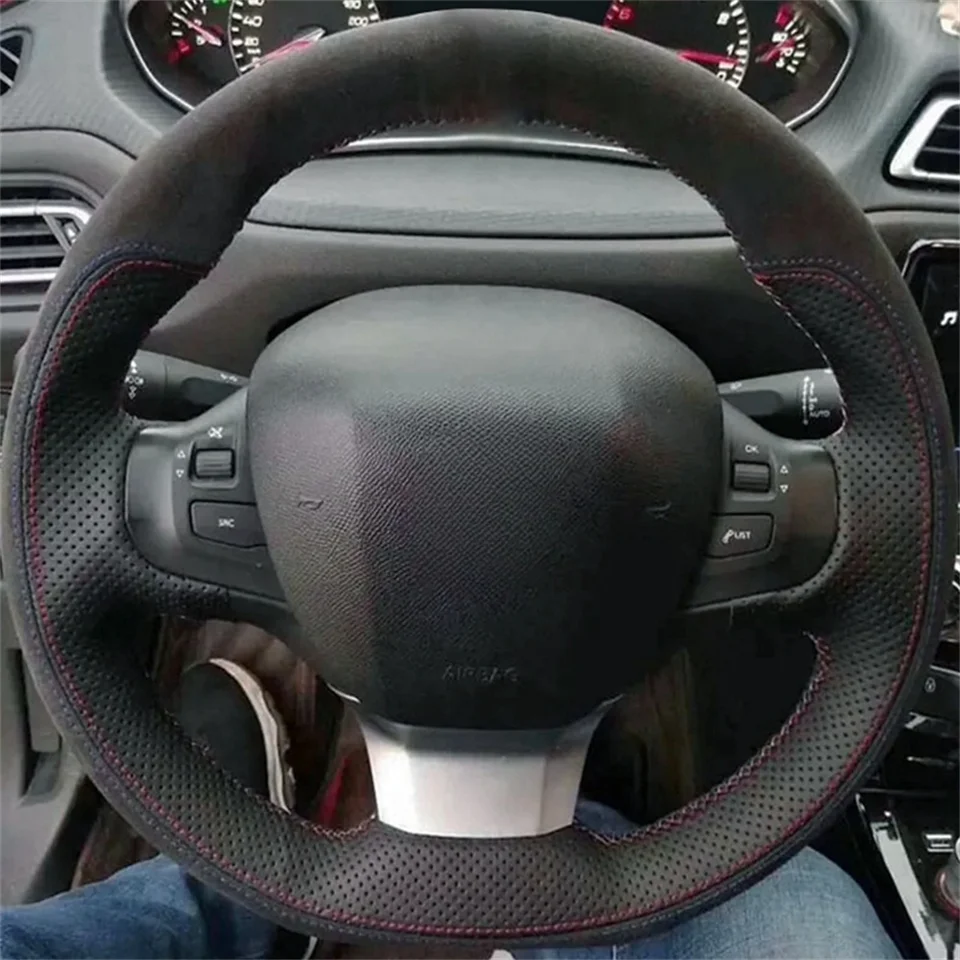 Pohodlné pohodlné opotrebenie, ktoré je odolné voči semišovým automobilom volantu pre Kia K5 Optima 2014 2015