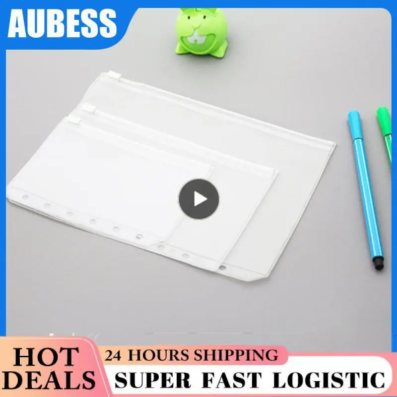 Pohodlné čisté PVC A5 A6 A7 A7 Binder vreckej