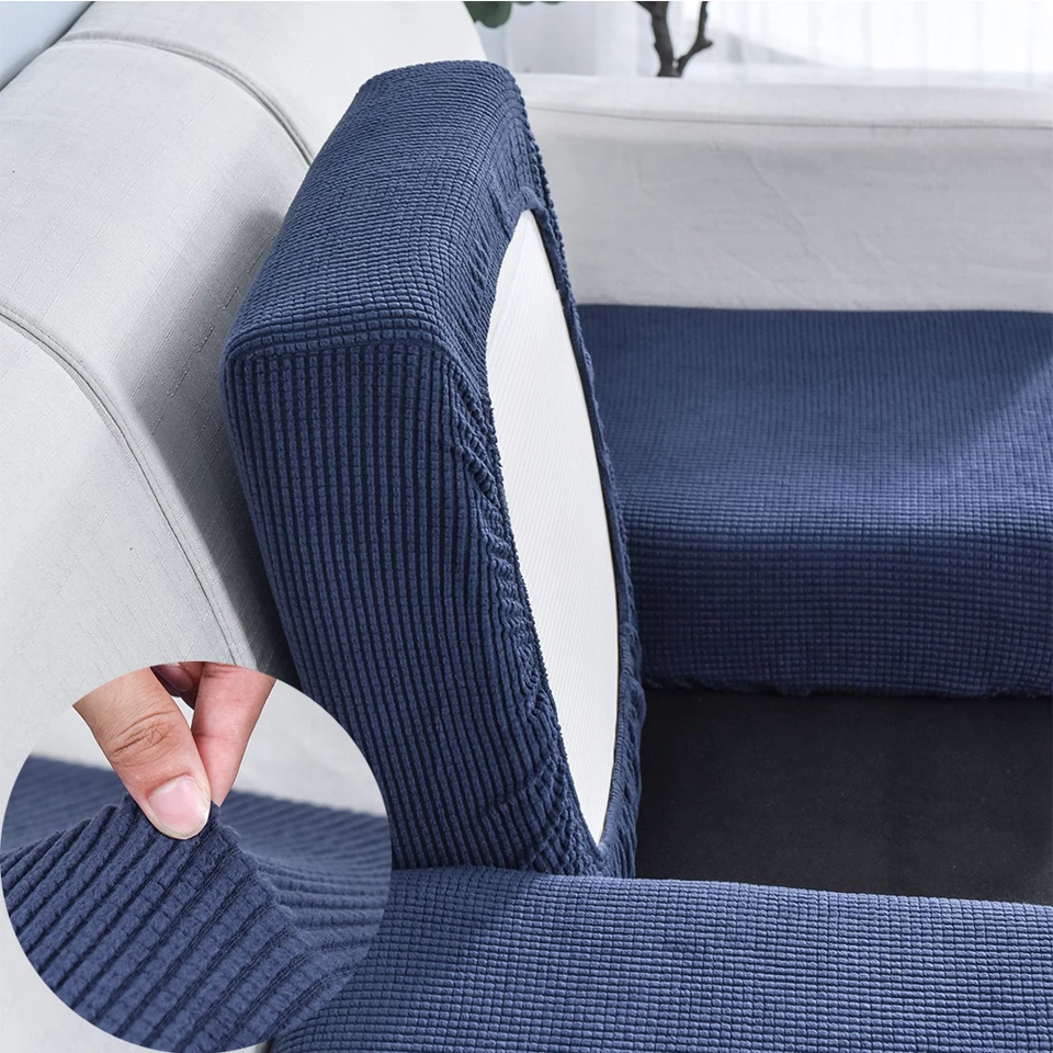 Pohovka sedadlo vankúš zakrývajte elastickú pevnú farebnú domáce zvieratá Detský nábytok Protector Polar Fleece Stretch Stretch Washable Slipcover