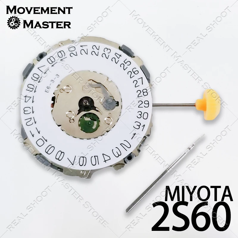Pohyb s kremenným Miyota 2S60 Doplnky hodiniek 3 ruky Dátum Dlhá životnosť batérie 10 1/2 '' výška 3,99 mm oprava dielov