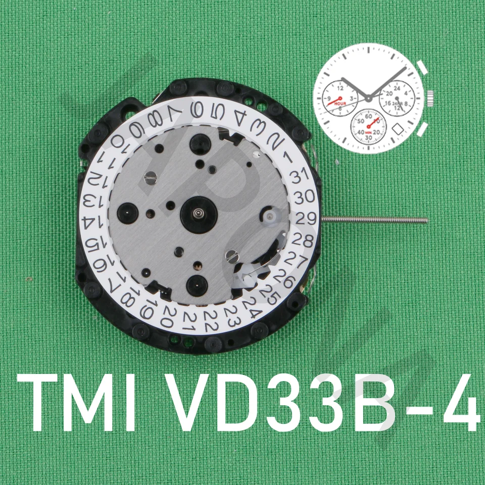 Pohyb vd33 Japan Japan TMI VD33B-4 MOH MOCION Miestny čas: 3 ruky, 24 hodín, dátum 2. čas: 12 hodín, min.
